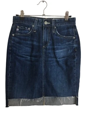 Adriano Goldschmeid Pencil Skirt Women's Size 23R Blue The Erin Denim Jean - Image 1 of 4
