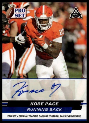 2022 Pro Set Draft #PSA-KP1 Kobe Pace Autographs - Image 1 of 2