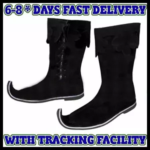 Mittelalter Leder Schuhe Reenactors Schuh Film Drama Piraten Stiefel Kostüm S... - Bild 1 von 3