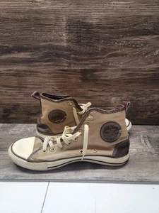 Sneakers Converse All Star uomo taglia 7,5, W 9,5 marrone chiaro alte marrone casual stringate - Foto 1 di 7