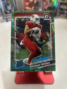 Michael Wilson 2023 Donruss Optic Rated Rookie Green Laser #204 Cardinals - Bild 1 von 4