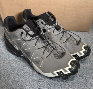 Scarpa da corsa Salomon Speedcross 6 Quiet Shade nera blu uomo taglia US 12 nuova - Foto 1 di 8