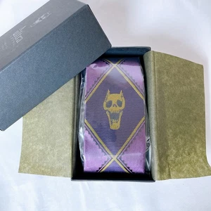 Corbata de seda JoJo 's Bizarre Adventure Ultra Violence Yoshikage Kira púrpura Italia - Imagen 1 de 24