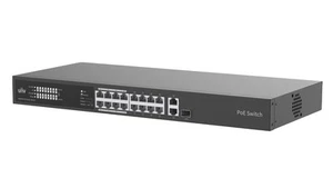 16 Port Ethernet Switch(PoE) 802.3at/af 7.2 Gbps NSW2020-16T1GT1GC-POE-IN - Picture 1 of 3