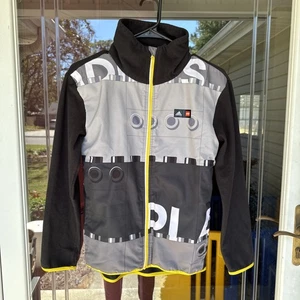 EUC Adidas & Lego Jungen Jacke Gr. M UK 11-12 schwarz grau gelb Fleece - Bild 1 von 4