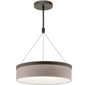 Kichler 42297LED Bronze Mercel Single Light 18"W Led Suspension Pendant - Picture 1 of 5