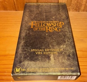 The Lord of the Rings The Fellowship of the Ring Special Extended Edition VHS - Picture 1 of 7