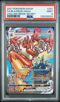 Pokemon SWSH06 Chilling Reign Blaziken VMAX #201/198 Alternate Art Secret PSA 9 - Image 1 of 2