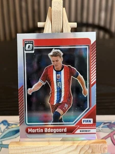 2024-25 Panini Donruss Soccer Martin Ødegaard Silver Optic Prizm Norway - Picture 1 of 2