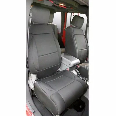 Rugged Ridge Front Row Black Neoprene Seat Covers for 07-10 Jeep Wrangler JK Foto 1 de 4