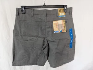 WP Weatherproof Men's Security Pocket Ripstop Utility Shorts 38x10" Charcoal NWT - Picture 1 of 10