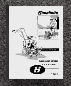 511 512 Operatori Motozappa Rotante Manuale Adatto Semplicità Supermatic Roticul 4-5 HP - Foto 1 di 9