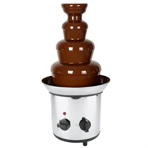 4 Tiers Electric Chocolate Melting Machine Fondue Maker Fountain SPG - Picture 1 of 9