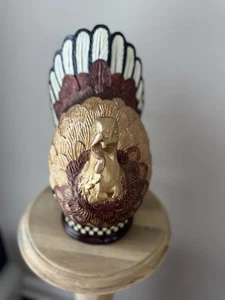 Centro de mesa grande Mackenzie Childs Autumn Harvest retirado nuevo en caja - Imagen 1 de 14