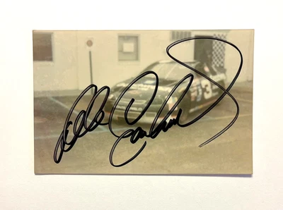 Фотографии Дейла Эрнхардта, Дэйви Эллисона, Хендрика, Уолтрипа NASCAR с автографом - Изображение 1 из 4