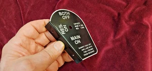 Ryan Aircraft PT-22 fuel switch plate 1940's - Picture 1 of 3