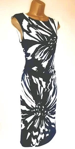 Vestido ajustado Phase Eight talla 12 blanco marino ¡Excelente! Boda de verano floral - Imagen 1 de 9