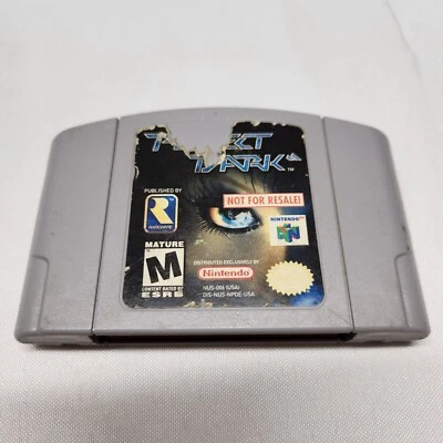 Perfect Dark (Nintendo 64, 2000) -No para reventa- Limpio Probado Auténtico N64 Foto 1 de 3