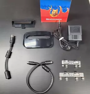 SEGA 32x ORIGINAL Expansion Dongle, Spacer Plate, Metal Clips, Wires, Power ADP - Picture 1 of 7