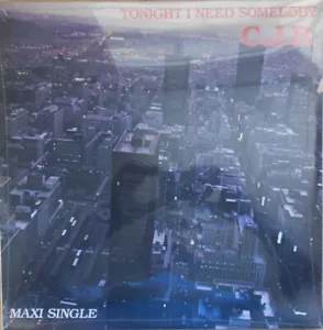 C.J.B. ORIG Sealed Sth African PS 12 Tonight I need somebody 84 Soul Boogie R&B - Picture 1 of 2