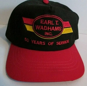 Cappello regolabile EARL T. WADHAMS INC. Trucker Berretto Baseball Snapback Medio/Grande - Foto 1 di 5
