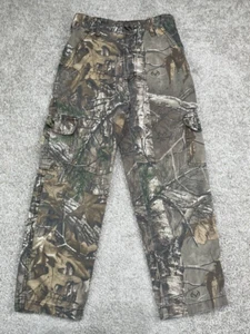 Realtree Hunting Fishing Boy's Pants Camo Size L Camouflage Pants 22 x 21 - Picture 1 of 10