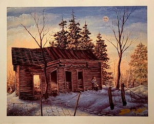 Americana Art, Rural Art, abandoned shack, Signed print, open-edition, Ohio - Picture 1 of 8