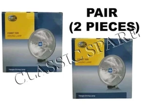 Lámpara de conducción universal Hella Comet 500 punto blanco con cubierta y bombilla - Imagen 1 de 3