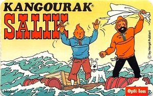 Autocollante Hergé Tintin Kangourak Salik N1 - Picture 1 of 2
