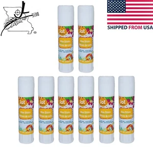 8x Glue Sticks 0.32 Oz Ounce Stick Tube Paper & Crafts Kids School - Picture 1 of 6