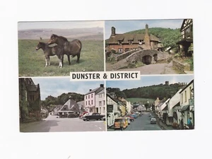 England Scotland Vintage Postcard Dunster & District - Picture 1 of 2