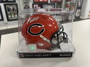 Keenan Allen Signed Chicago Bears Orange Mini Football Helmet w/ Beckett COA - Picture 1 of 9
