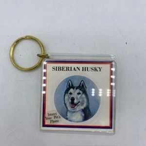Papel Freelance Siberian Husky Acrylic Photo Holder Keychain - Picture 1 of 2