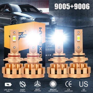 Kit de 4 faros LED de luz alta baja 6000 k bombilla combinada para Hyundai Sonata 2015-2019 - Imagen 1 de 12