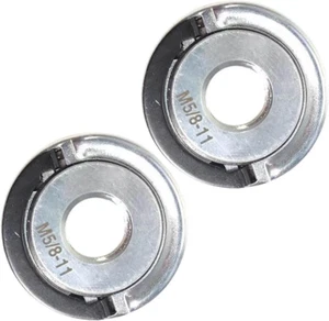 2 Stück Winkelschleifer Flanschmuttern, Schnellwechsel 5/8-11 Schleifer Sicherungsmuttern, Schnell  - Bild 1 von 12