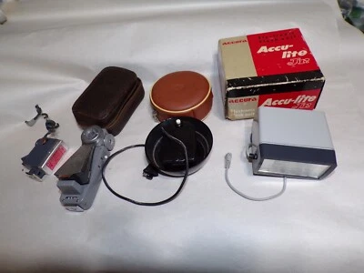 4 kits de flash vintage para câmeras vintage Accura, Accura, Agfa e Mini Kent, - Imagem 1 de 4