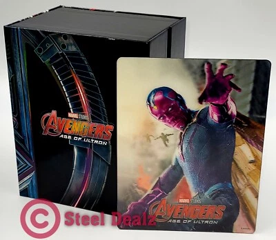 AVENGERS AGE OF ULTRON (EMPTY BOXSET) *NO STEELBOOKS / DISCS* [WeEt COLLECTION]  - Image 1 of 4