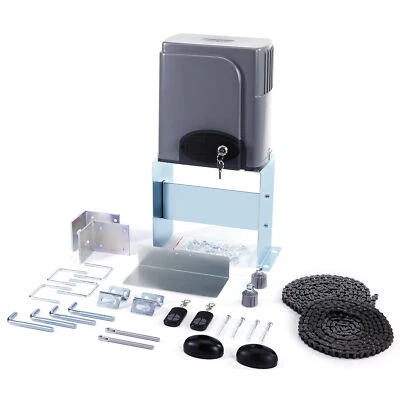 CO-Z 1800lbs Automatic Sliding Gate Opener Kit Remote Controls 380W Motor Door