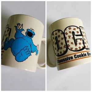 Cookie Monster Coffee Mug 2014 Sesame Workshop "OBSESSIVES COOKIE DISORDER" 🍪 - Picture 1 of 6