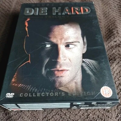 Die Hard Trilogy DVD (2004) Bruce Willis Samuel L Jackson Cert 18 6 Discs  - Image 1 of 4