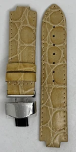 Guess Cinturón Original N.O.S. Desplegable Estampado Cocodrilo 20Mm - Imagen 1 de 4