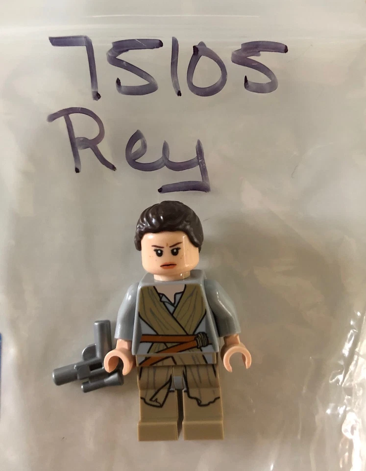 Minifigura Lego 75105 Rey Star Wars Force Awakens - Imagem 1 de 1