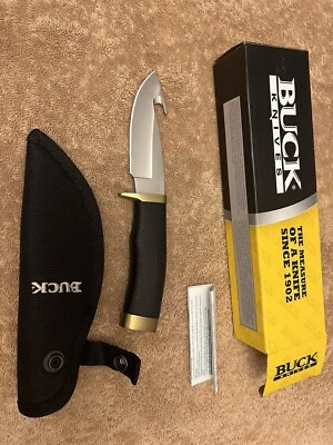 Cuchillo Buck Custom Build Out Designer’s Choice Gut-hook cremallera modelo 191 en caja Foto 1 de 4