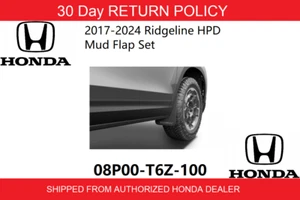 🔥 Juego de guardabarros genuino OEM 2017-2025 Honda Ridgeline HPD 08P00-T6Z-100 🔥 - Imagen 1 de 2