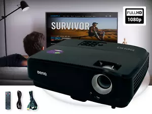 DLP Projector 3000 ANSI For Movie Lovers PC 3D Ready Bundle: HDMI, Remote, Power - Picture 1 of 12