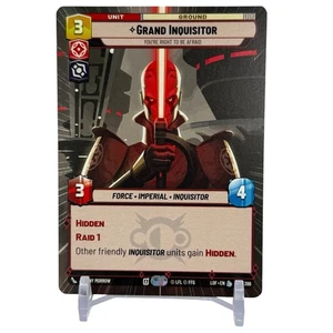 Grand Inquisitor Star Wars Unlimited Hyperspace Non-Foil LOF 1 396 NM - Picture 1 of 2