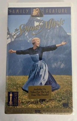 The Sound of Music VHS Tape VCR 1996 THX Digital Sound Audio New And Sealed  - Image 1 of 3
