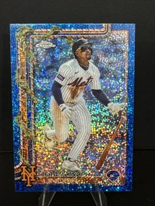 Mega Francisco Lindor Topps Holiday 2025/199 refractor de brillo azul #HC171 - Imagen 1 de 3