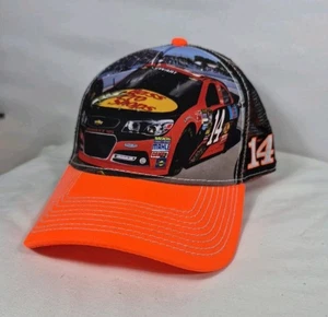 NASCAR Tony Stewart #14 Truckermütze Netzkappe Druckknopflasche hellorange Bass Pro - Bild 1 von 9