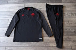 AS ROMA ITALY SERIE A 2019 2020 NIKE FULL TRAININGSANZUG TRAINING SCHWARZ GRÖSSE HERREN XL - Bild 1 von 14